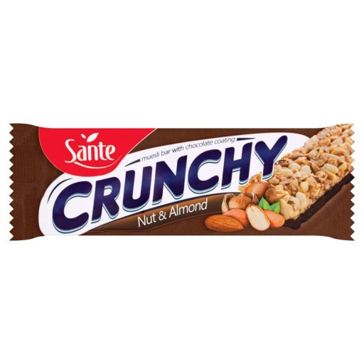 Sante Crunchy Cereálne tyčinkové müsli s orechmi a medom