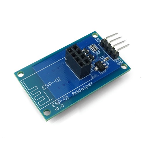 Adaptér pre ESP-01 a ESP-01S ESP8266 s regulátorom napätia 3,3 - 5V