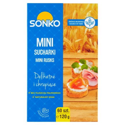 SONKO mini sucháre 120 g (60 kusov)