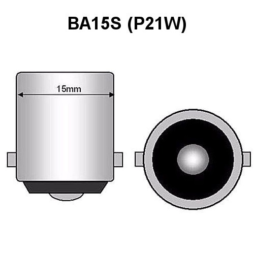 R5W LED ŽIAROVKA ČERVENÁ R10W BA15S SMD DIÓDA