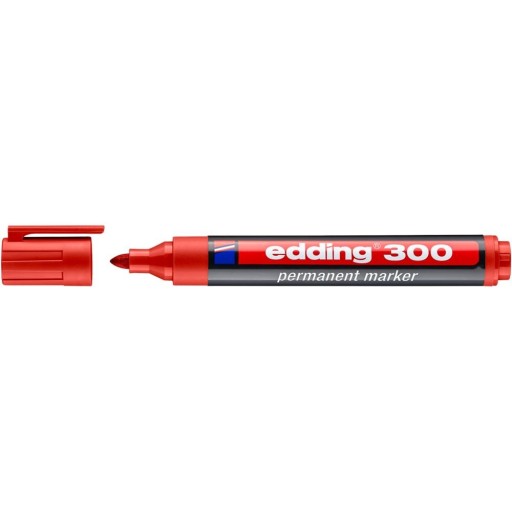 EDDING 300 PERO - 1,5-3MM - ČERVENÉ