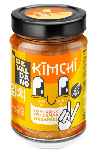 Vegánske pikantné kimchi MEGA ZDRAVÉ 300g Devaldano, kórejská pochúťka