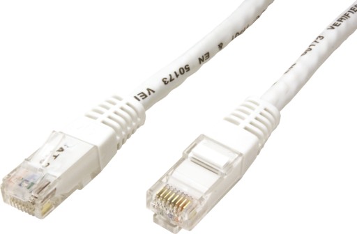 LAN UTP Cat 6 sieťový kábel, krútená dvojlinka RJ45, 0,5 m