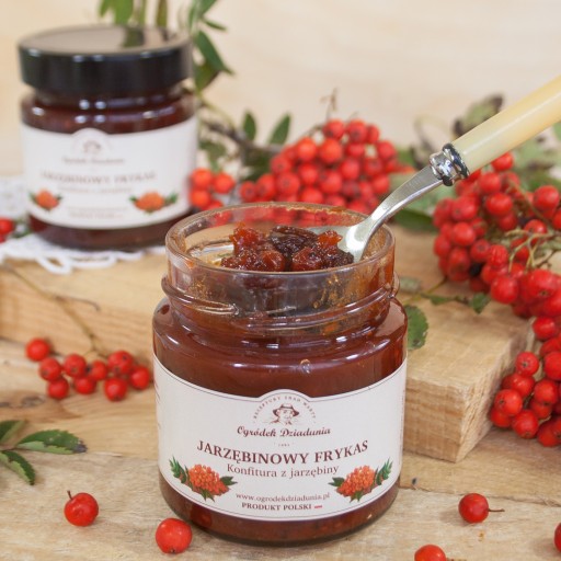 Jarabinový džem Jarabinový džem PRÍRODNÉ INGREDIENCIE 240g Ogródek Dziadunia