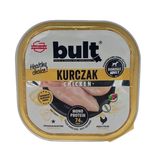 1x300g Podnos BULT mokrá hydinová paštéta pre psov