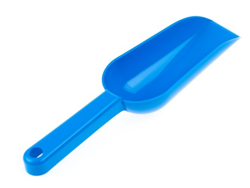 Plastová lopatka na jedlo 0,25 kg