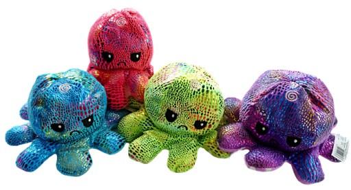 Obojstranný maskot chobotnice BLUE C5927