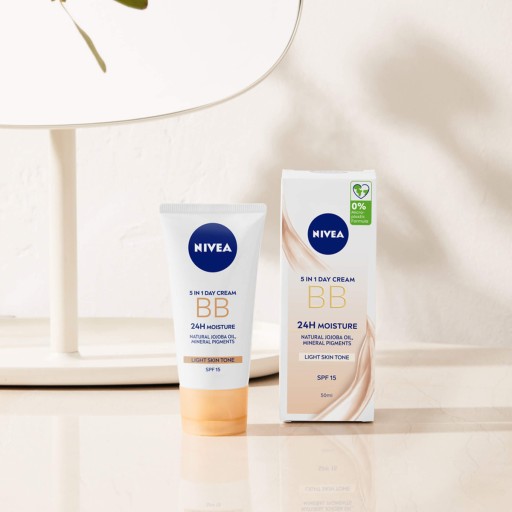 Nivea BB krém 5v1 hydratačný SPF15 tmavý odtieň