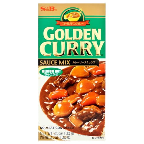 Golden Curry Stredne pálivé (stredne pikantné) 92 g S&B