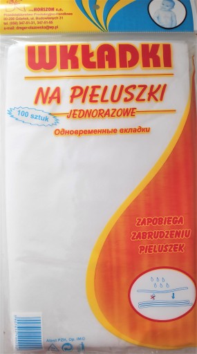 Papieriky na plienky na opakované použitie, 100 ks