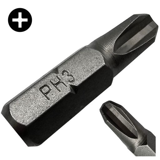 PH3 SKRUTKOVACIE HROTY BIT 25mm CROSS PHILLIPS COBIT 1ks