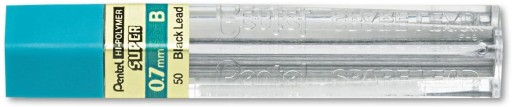 CERUŽKOVÉ GRAFITY B 0,7 MM 12 KS PENTEL ČIERNA