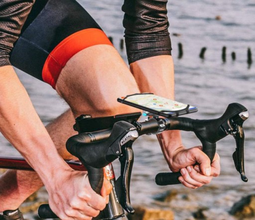 Univerzálny držiak telefónu na bicykel z hliníka a silikónu 4,7