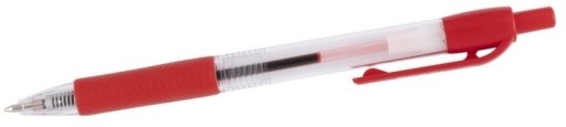 D.Rect 294 výsuvné guľôčkové pero 0,5 mm červené x6