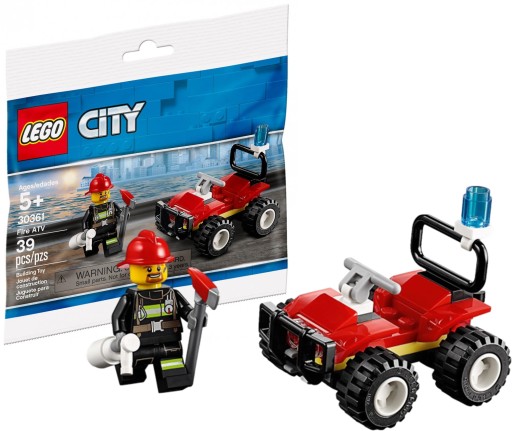 LEGO 30361 MESTSKÝ HASIČ FIREMNÝ TAŠNÝ TAŠEK HASIČ QUAD