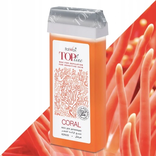 ITALWAX Gélový vosk na depiláciu tela v rolke CORAL coral roll na 100ml