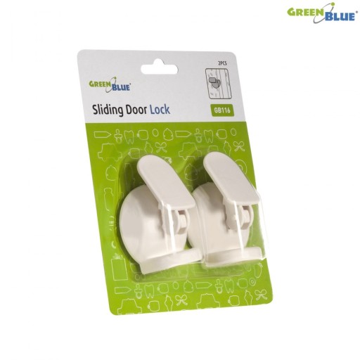 Zámok na posuvné dvere 2 ks GreenBlue GB116