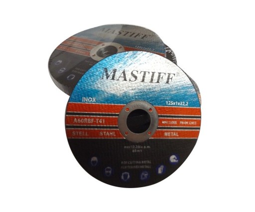 MASTIFF INOX KOVOVÉ REZNÉ KOTÚČE 125 1 KS