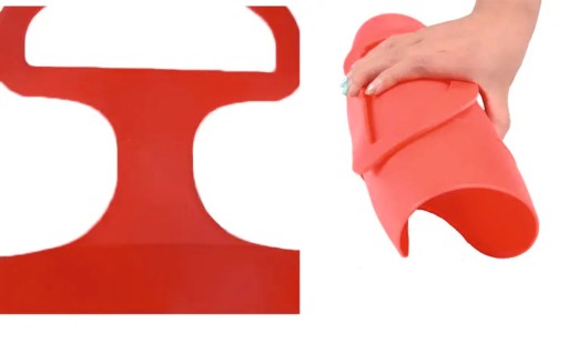 Rozšírte zimnú radosť s novou jablkovou šmýkačkou 48 cm! červená