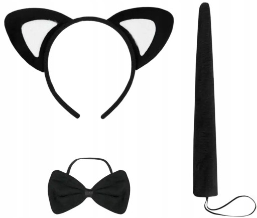 Kostýmové doplnky Kitten TAIL BAND FLY doplnky plesový karneval
