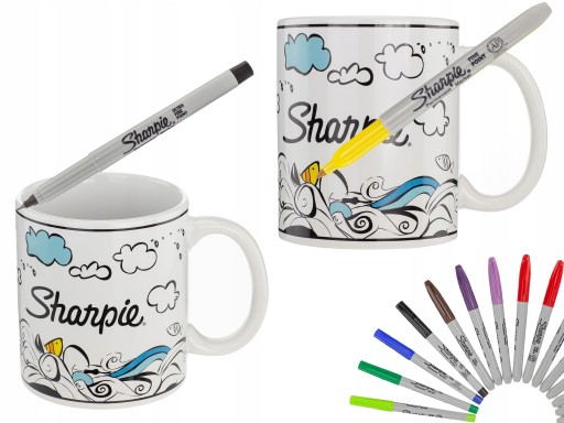 SHARPIE Marker pre elektrikárov na káble, FIALOVÝ, vodeodolný, stály