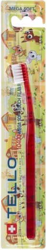 TELLO MEGA SOFT 10400 ZUBNÁ KEFKA PRE DETI 0-3 ROKY BLISTER 1 ks.