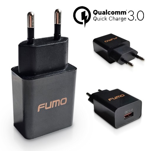USB sieťová nabíjačka 5V/3A 9V/2A 12V/1,6A