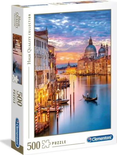 Puzzle 500. HQ Lighting Venice. Clementoni. 35056.