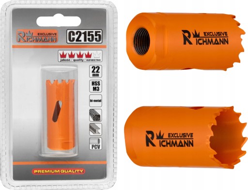 RICHMANN BIMETALOVÁ HSS OTVOROVÁ PÍLA M3 22 MM C2155