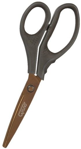 Veľké titánové nožnice 21cm šedé