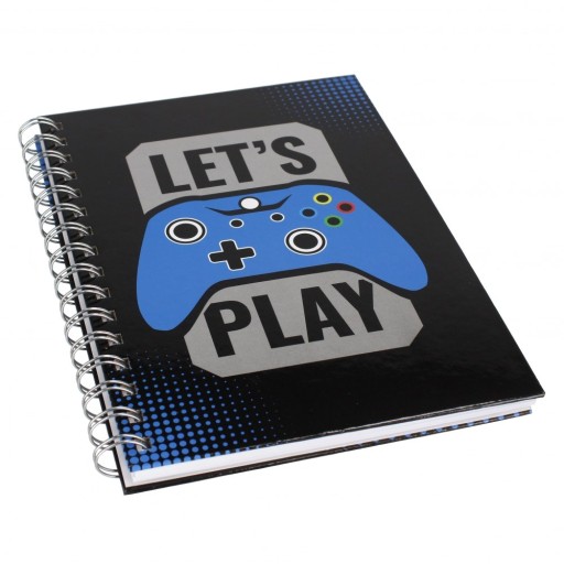 KOŁONOTES DIÁR KARTY LINES ŠPIRÁLOVÝ NOTEBOOK A5 PLAY PAD HRA