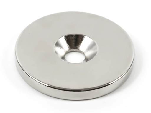NEODYMIOVÝ MAGNET S OTVOROM NA SKRUTKU 25X5 SILNÝ