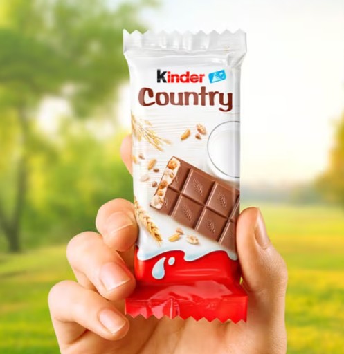 Ferrero Kinder Country tyčinka 23,5g čokoláda s ryžou detská čokoláda 2 ks