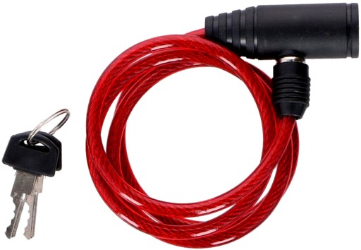 DUNLOP SPIRAL BIKE LOCK S KĽÚČOM 0,6X90