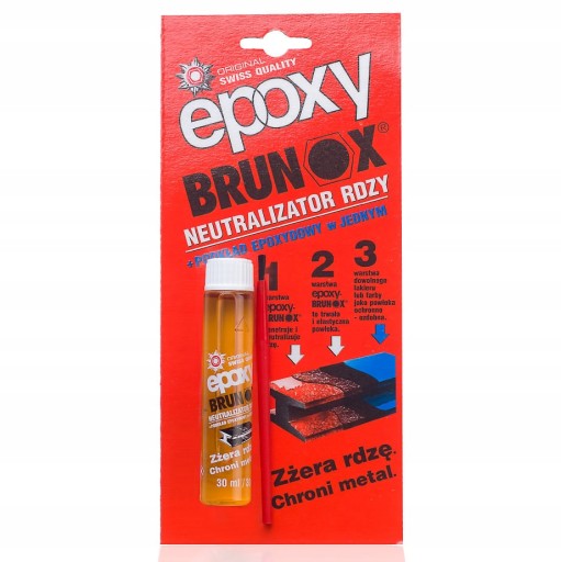 Neutralizér hrdze Odstraňovač hrdze Epoxy Primer Epoxy 30ml BRUNOX