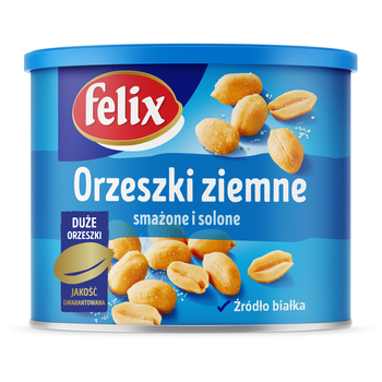 1x 140g FELIX Vyprážané a solené arašidy