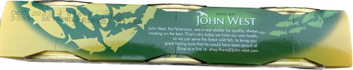 Tuniak v slnečnicovom oleji John West 3x80g