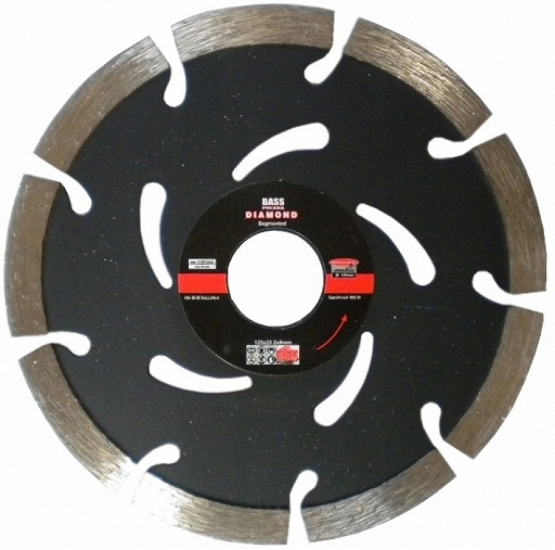 DIAMANTOVÝ DISK NA BETONOVÝ KAMEN 125mm BASS
