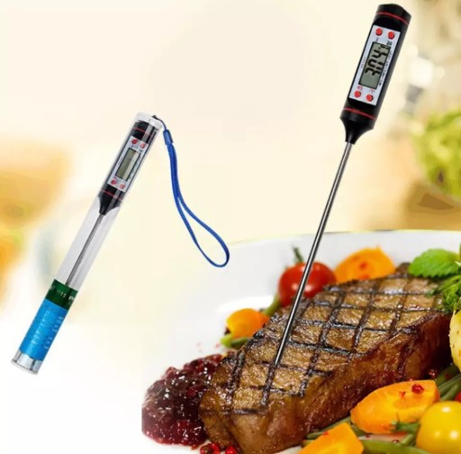ELEKTRONICKÝ KUCHYNSKÝ TEPLOMER S DIGITÁLNOU SONDOU