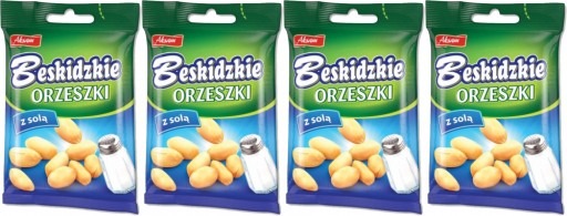 Beskidzkie Aksam arašidy so soľou 70 g x 7