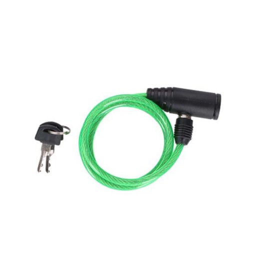 Špirálový zámok na bicykel Dunlop E8711252082585_GREEN