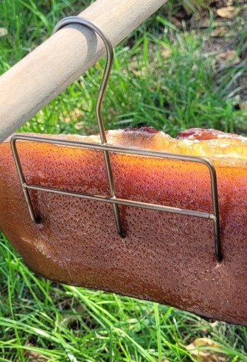 B-303 Nerezový udiarenský hák na slaninu, rebierka, masť, filé