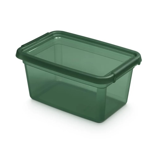 Plastová skladovacia nádoba s krytom BaseStore Pine zelená 4,5l