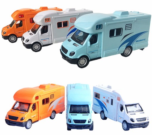 Karavan, kempingové auto, kovové, 50-te roky