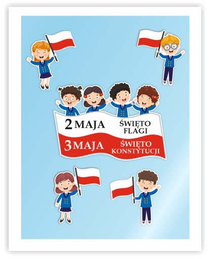 Vlastenecká výzdoba 2. a 3. mája (obojstranná)