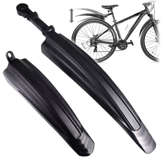 SET BLATNÍKOV PREDNÝ ZADNÝ MTB BICYKEL 24-29 palcový ČIERNA
