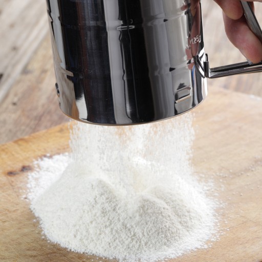 Kuchynské sito na múku, práškový cukor, 250g