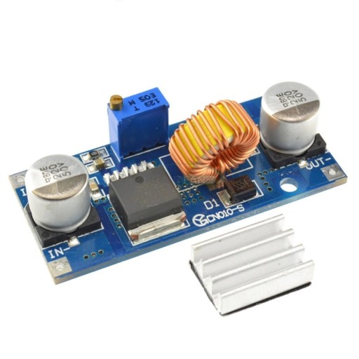 STEP-DOWN ADJUSTABLE prevodník 4-38V 5A 75W