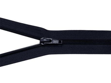 Zips 45cm Tmavá námornícka modrá 5ks MIKINA S
