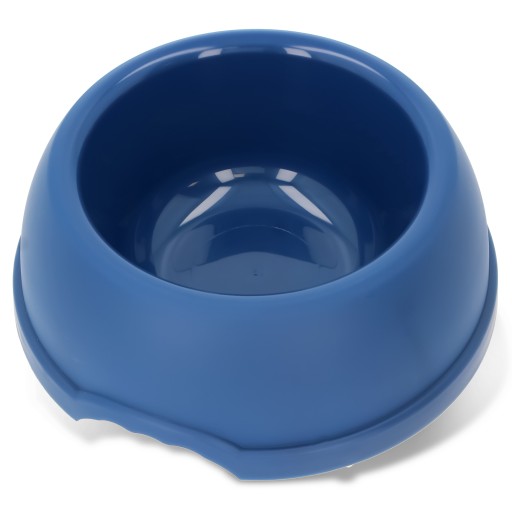 Plastová miska pre psov L, 1,3L, námornícka modrá, priem 24,5 cm,